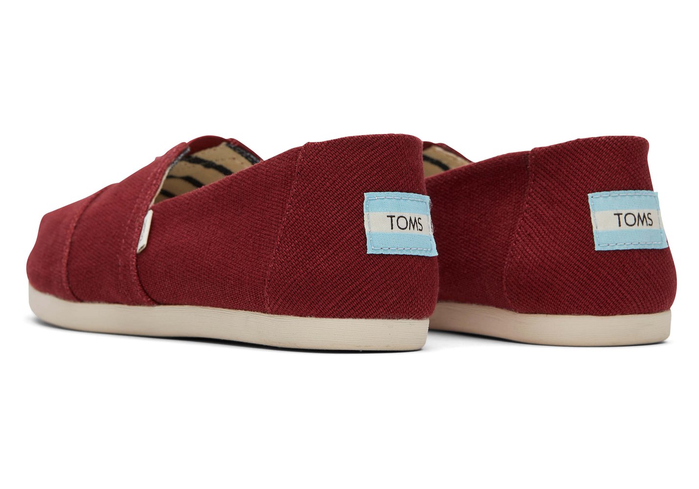 Toms Espadryle Damskie Czerwone - Alpargata Heritage Płócienne - 35LCKGRFW